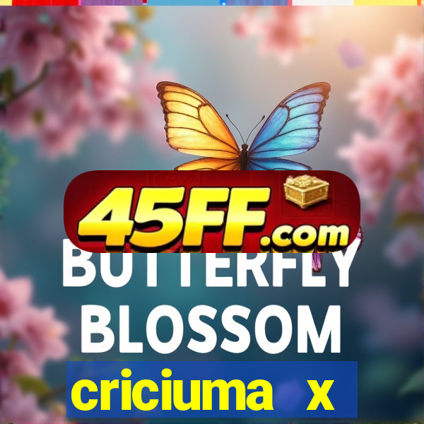 criciuma x fluminense palpite